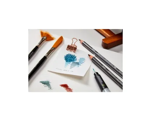 Олівці кольорові Derwent Graphitint акварельні графітні 12 шт, метал. коробці (5028252167406)