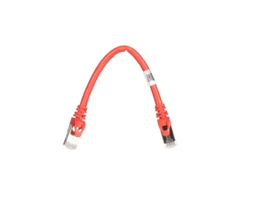 Патч-корд 0.20м S/FTP Cat 6 CU PVC 26AWG 7/0.16 red 2E (2E-PC6SFTPCOP-020RD)