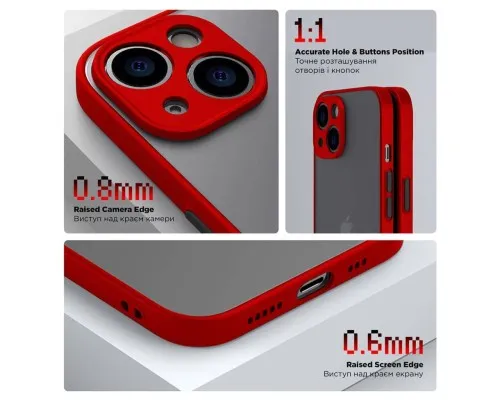 Чохол до мобільного телефона Armorstandart Frosted Matte Tecno Spark 20C (BG7n) Red (ARM73585)