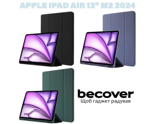 Чохол до планшета BeCover Tri Fold Hard TPU Apple iPad Air 13" M2 2024 Dark Green (711467)