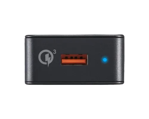 Зарядний пристрій Hama USB-A QC 19W black (00201641)