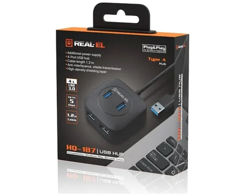 Концентратор REAL-EL HQ-187 black (EL123110010)