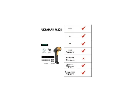 Сканер штрих-коду UKRMARK EV-W208 2D, wireless, USB (900564)