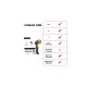 Сканер штрих-коду UKRMARK EV-W208 2D, wireless, USB (900564)