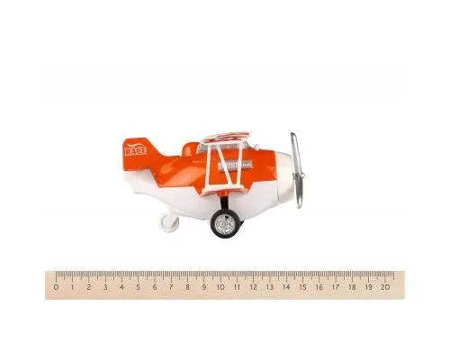Спецтехніка Same Toy Самолет металический инерционный Aircraft оранжевый (SY8013AUt-1)