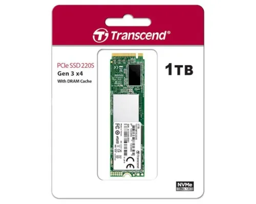Накопитель SSD M.2 2280 1TB Transcend (TS1TMTE220S)