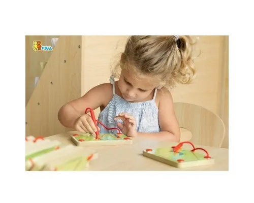 Розвиваюча іграшка Viga Toys Магнітна дошка для письма: малі букви (50338)