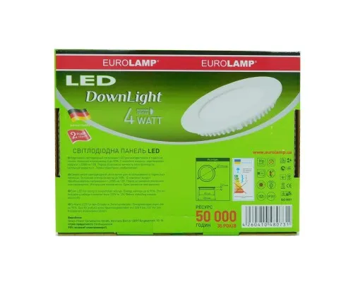 Светильник Eurolamp Downlight 4W 4000K (LED-DLR-4/4)