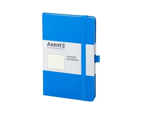 Книга записная Axent Partner, 125x195 мм, 96 листов, точка, голубая (8306-07-A)
