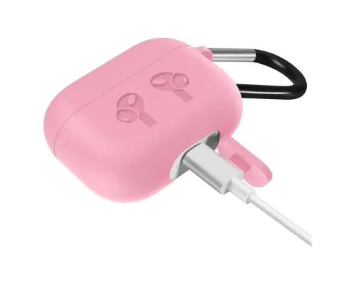 Чохол для навушників BeCover Silicon Protection для Apple AirPods Pro Pink (704501)