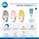 Поїльник-непроливайка Canpol babies Exotic Animals з трубочкою і обтяжувачем 270 мл Сіра (56/606_grey)