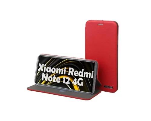 Чохол до мобільного телефона BeCover Exclusive Xiaomi Redmi Note 12 4G Burgundy Red (709057)