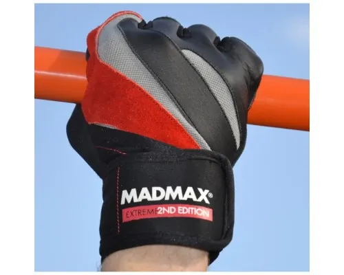 Перчатки для фитнеса MadMax MFG-568 Extreme 2nd edition Black/Red S (MFG-568_S)