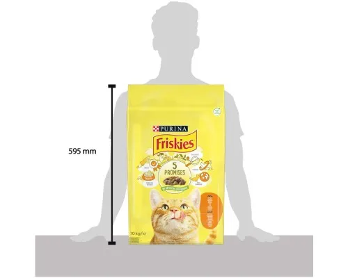 Сухой корм для кошек Purina Friskies с курицей и овощами 10 кг (5997204505101)
