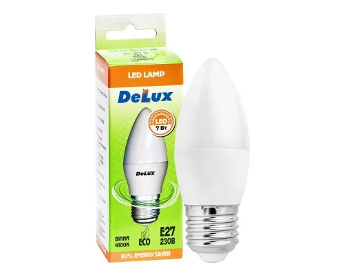 Лампочка Delux BL37B 7Вт 4100K 220В E27 (90011756)