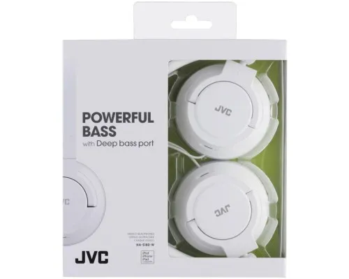 Наушники JVC HA-S180 White (HA-S180-W-EF)