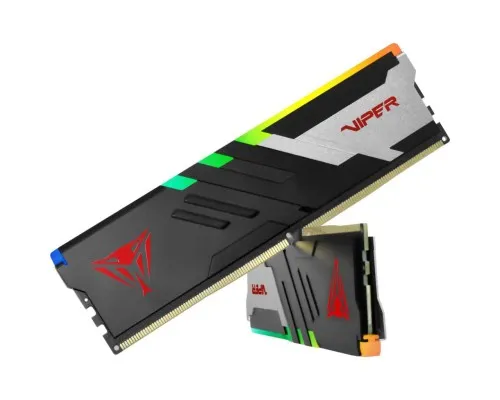 Модуль пам'яті для комп'ютера DDR5 32GB (2x16GB) 6000 MHz Viper Venom RGB Patriot (PVVR532G600C36K)