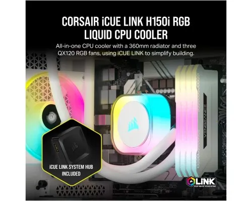 Система водяного охолодження Corsair iCUE Link H150i RGB (CW-9061006-WW)