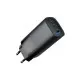 Зарядное устройство Gembird USB-A + 2xType-C (PD18W + QC3.0 27W) black (TA-UC-PDQC65-01-BK)