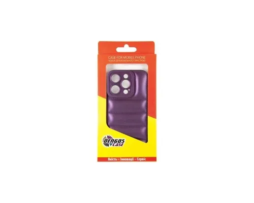 Чехол для мобильного телефона Dengos iPhone 15 Pro Case + Glass (Purple) (DG-KM-81)