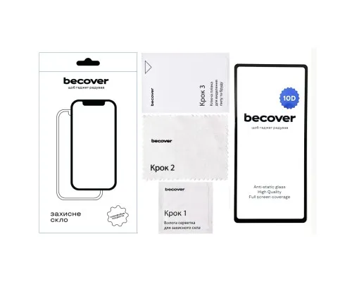 Стекло защитное BeCover Google Pixel 7a 10D Black (711490)