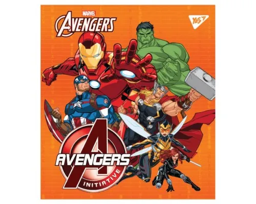 Тетрадь Yes А5 Marvel 12 листов линия (765168)