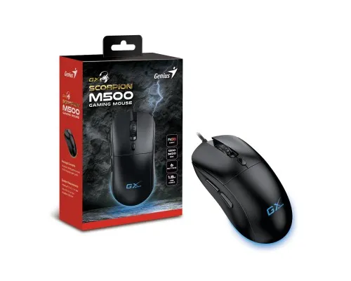 Мышка Genius Scorpion M500 USB Black (31040011400)