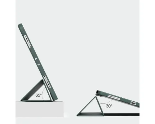 Чохол до планшета BeCover Tri Fold Soft TPU Silicone Apple iPad Pro 11" M4 2024 Dark Green (711746)