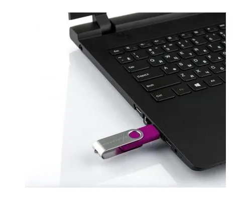 USB флеш накопичувач eXceleram 32GB P1 Series Silver/Purple USB 2.0 (EXP1U2SIPU32)