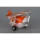 Спецтехника Same Toy Самолет металический инерционный Aircraft оранжевый со свето (SY8012Ut-1)