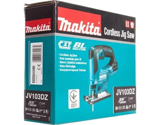 Електролобзик Makita CXT Slider, 23мм (без АКБ и БП) (JV103DZ)