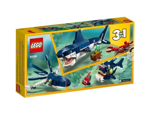 Конструктор LEGO Creator Мешканці морських глибин (31088)