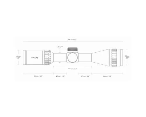 Оптический прицел Hawke Airmax 4-12x40 AO (AMX) (13130)