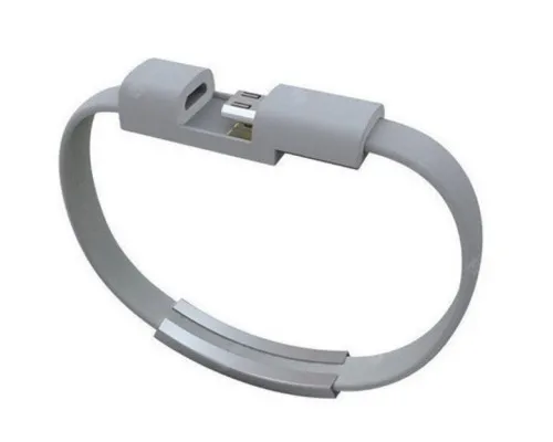 Дата кабель USB 2.0 AM to Type-C 0.2m grey Extradigital (KBU1779)