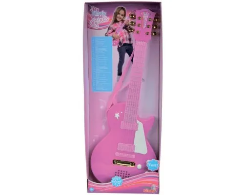 Музыкальная игрушка Simba Электронная Рок-гитара Девичий стиль с металлическими струна (6830693)