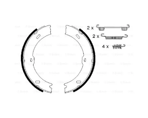 Тормозные колодки Bosch 0 986 487 720