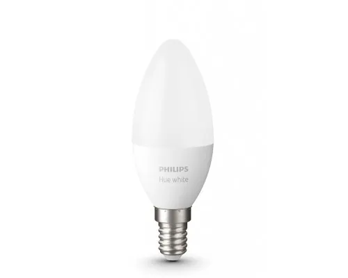 Розумна лампочка Philips Hue E14, White, BT, DIM, 2шт (929002039904)