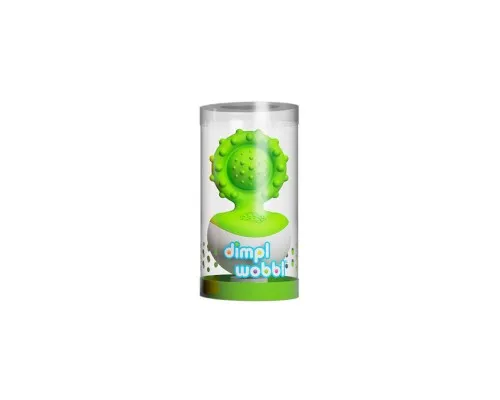 Брязкальце Fat Brain Toys прорізувач-неваляшка dimpl wobl зелений (F2173ML)