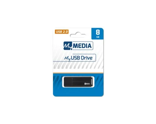 USB флеш накопичувач Verbatim 8GB MyMedia Black USB 2.0 (69260)