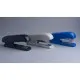 Степлер Buromax пластиковый, 20 л., скобы №24; 26, 126х32х55 мм, синий (BM.4212-02)