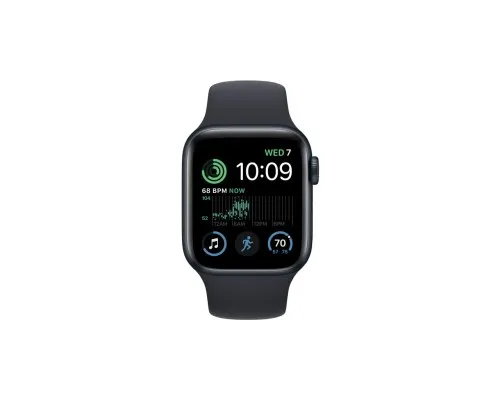 Смарт-часы Apple Watch SE 2022 GPS 40mm Midnight Aluminium Case with Midnight Sport Band - Regular (MNJT3UL/A)