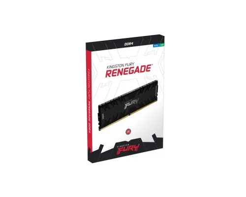 Модуль памяті для компютера DDR4 16GB (2x8GB) 4600 MHz FURY Renegade Black Kingston Fury (ex.HyperX) (KF446C19RBK2/16)