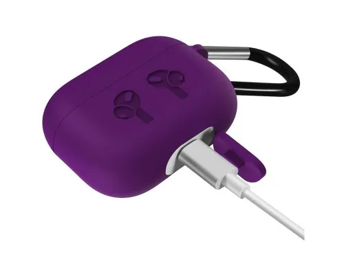 Чохол для навушників BeCover Silicon Protection для Apple AirPods Pro Purple (704502)