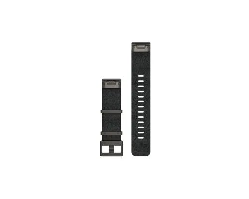 Ремешок для смарт-часов Garmin MARQ, QuickFit 22m, Jacquard-weave Nylon Strap, Heathered Black (010-12738-03)