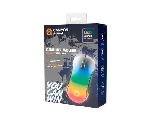 Мишка Canyon Braver GM-728 USB Black (CND-SGM728)