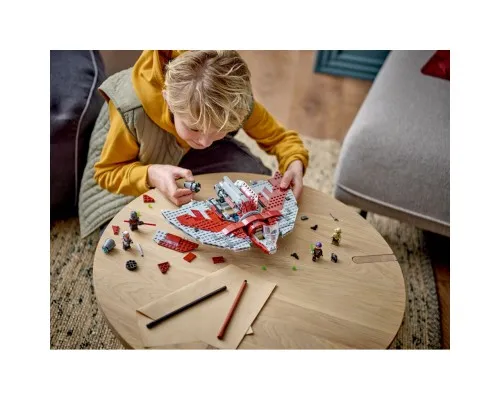 Конструктор LEGO Star Wars Шатл джедаїв T-6 Асоки Тано 601 деталь (75362)