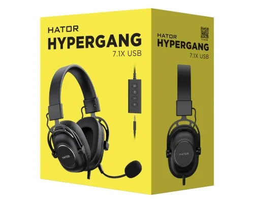 Наушники Hator Hypergang 7.1X USB Black (HTA-844)