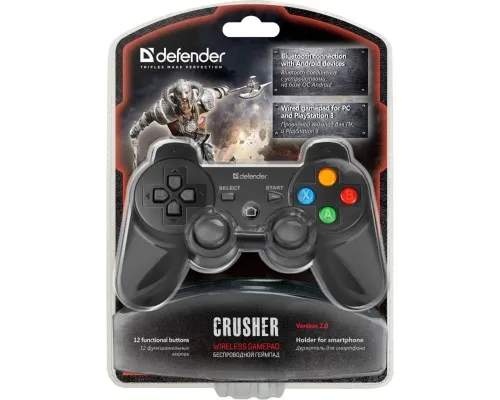 Геймпад Defender Crusher USB Bluetooth Li-Ion PS3/PC/Android (64290)