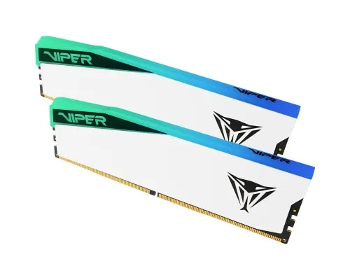Модуль пам'яті для комп'ютера DDR5 32GB (2x16GB) 6200 MHz Viper Elite 5 RGB Patriot (PVER532G62C42KW)