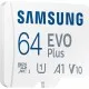 Карта памяти Samsung Miсro-SDXC memory card 64GB C10 UHS-I R130MB/s Evo Plus + SD (MB-MC64KA/EU)